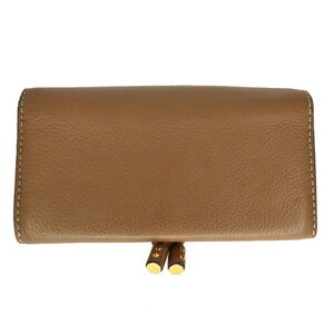 Chloe leather wallet Marcie beige